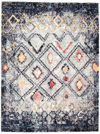 Makondo Classic Blue Area Rug - 5'3