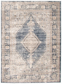 Octavian Bijar Blue Area Rug - 6'7