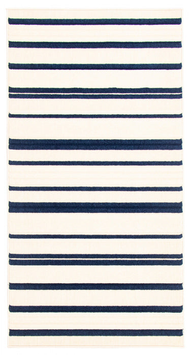 Talya Blue-Ivory 2'8\" x 4'11\" Area Rug