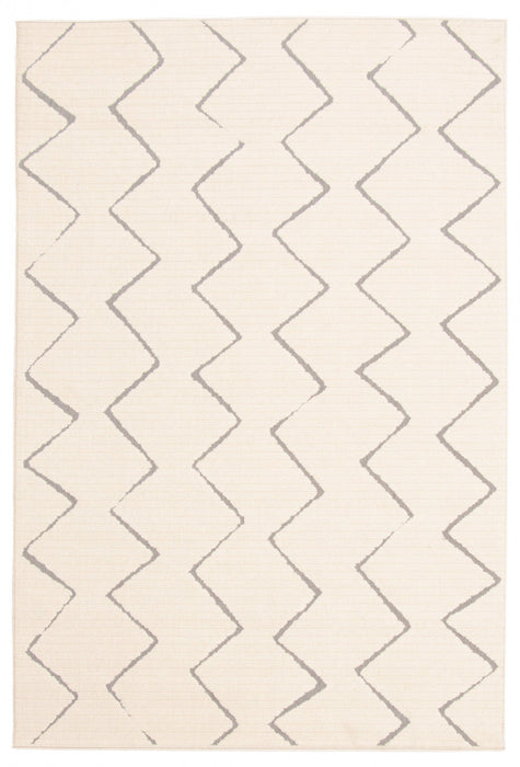 Kimi Ivory 5'3\" x 7'7\" Area Rug
