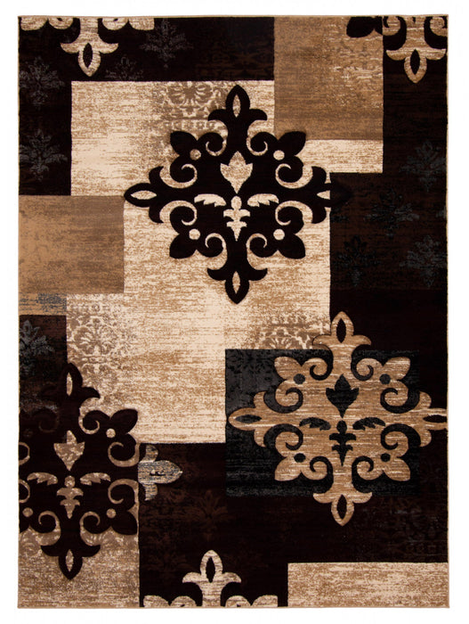 Neda Burgundy Area Rug - 6'7\" X 9'6\" 