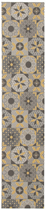 Bellezza Grey 2'2\" x 14'0\" Area Rug