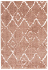 Serafina Pink Shag 7'10\" x 10'0\" Area Rug