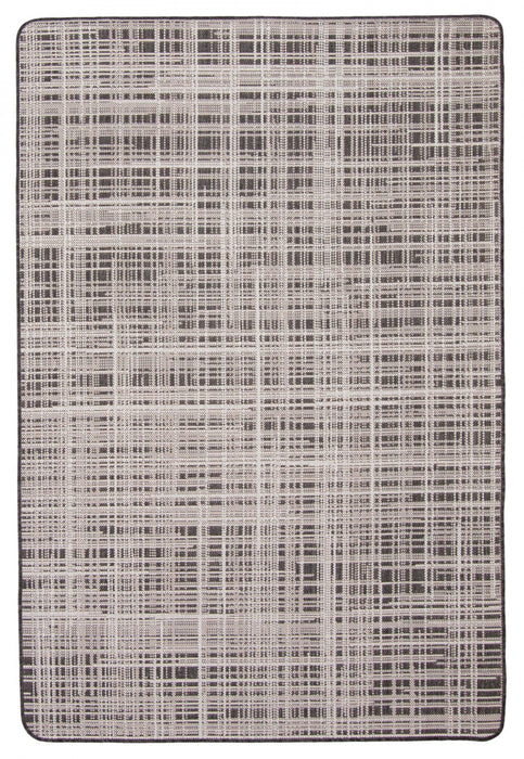 Panthea Black Area Rug - 4'4\" X 6'5\" 