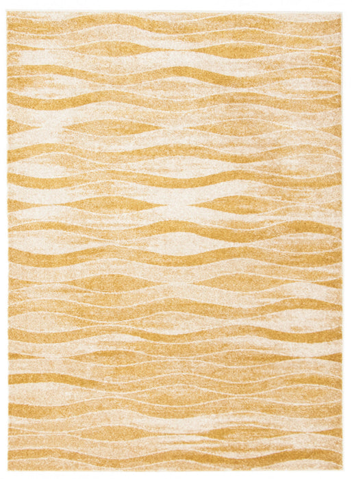 Arusha Ivory / Gold 6'7\" x 9'6\" Area Rug