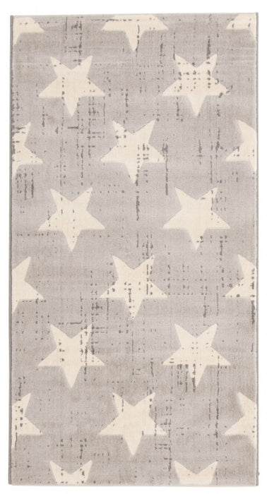 Ira Light Grey 2'8\" x 4'11\" Area Rug