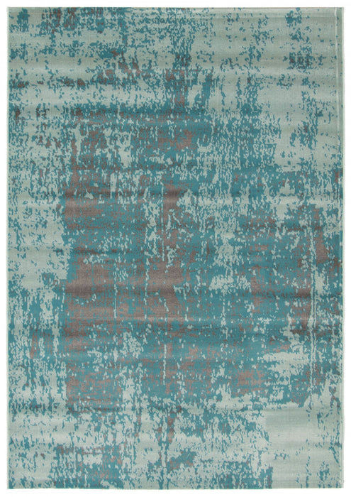 Mariam Aqua 6'7\" x 9'6\" Area Rug