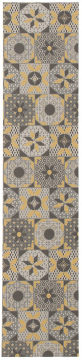Bellezza Grey 2'2\" x 12'0\" Area Rug