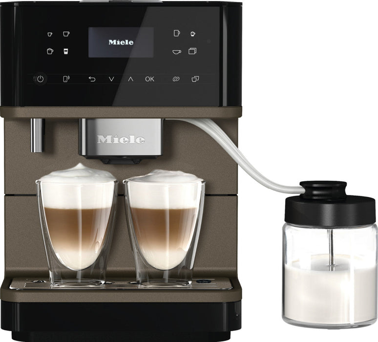 Miele CM 6360 Milk Perfection Obsidian Black With Bronze Pearl Finish Espresso Machine 