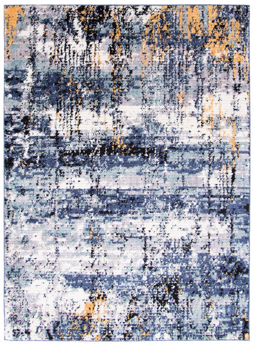 Paloma Marble Blue Area Rug - 6'7\" x 9'6\"