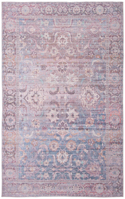 Boann Grey/blue Rug 5'3\" X 8'0\" Area Rug