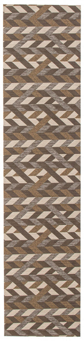 Bellezza Dark Brown 2'2\" x 26'0\" Area Rug