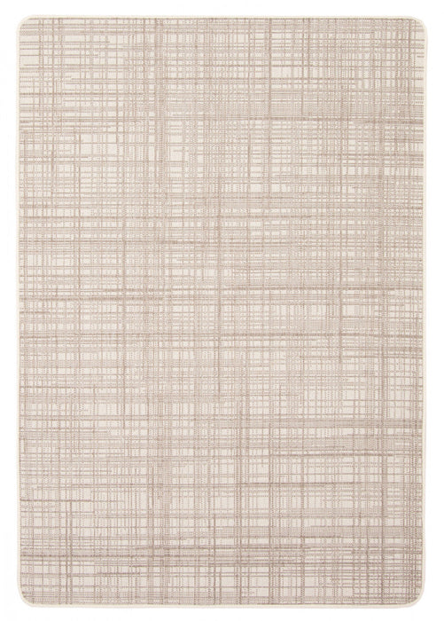 Panthea Ivory Area Rug - 4'4\" X 6'5\" 