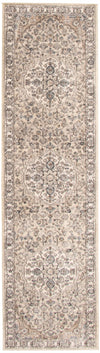 Octavian Tabriz Beige-Ivory Area Rug - 2'7\" x 8'2\"