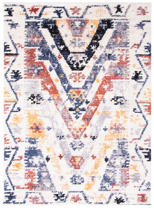 Paloma Quashqai White Area Rug - 5'3\" x 7'3\"