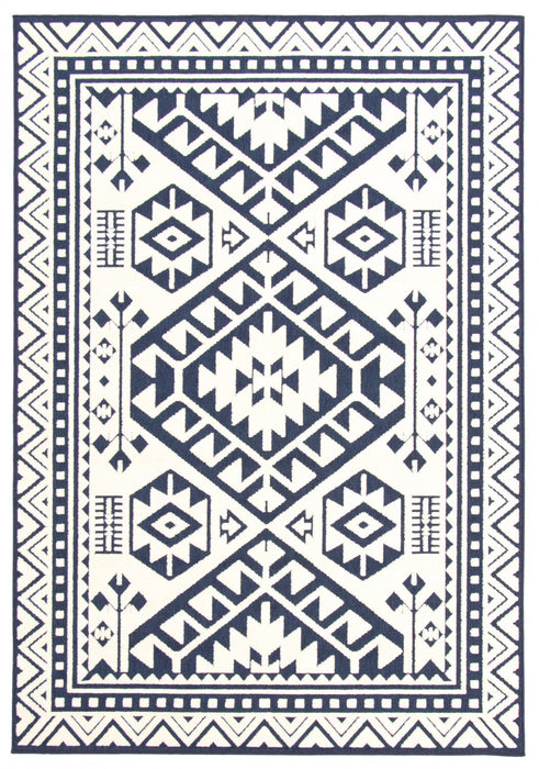 Gaia Blue 4'7\" x 6'7\" Area Rug