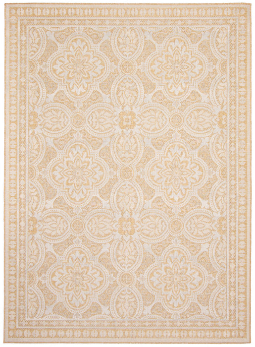 Neisha Traditional Gold Rug 6'7\" X 9'6\" Area Rug