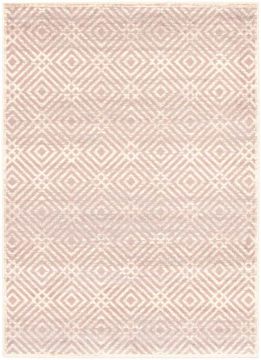 Electra Silver-Rose Area Rug - 3'11\" x 5'7\"