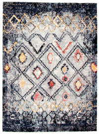 Makondo Classic Blue Area Rug - 8'0