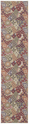 Bellezza Red / Green 2'2\" x 14'0\" Area Rug