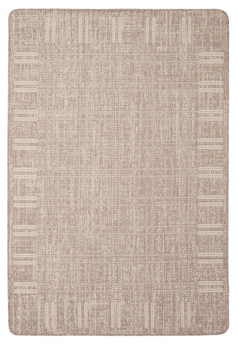 Joni Taupe Area Rug - 4'4\" X 6'5\" 