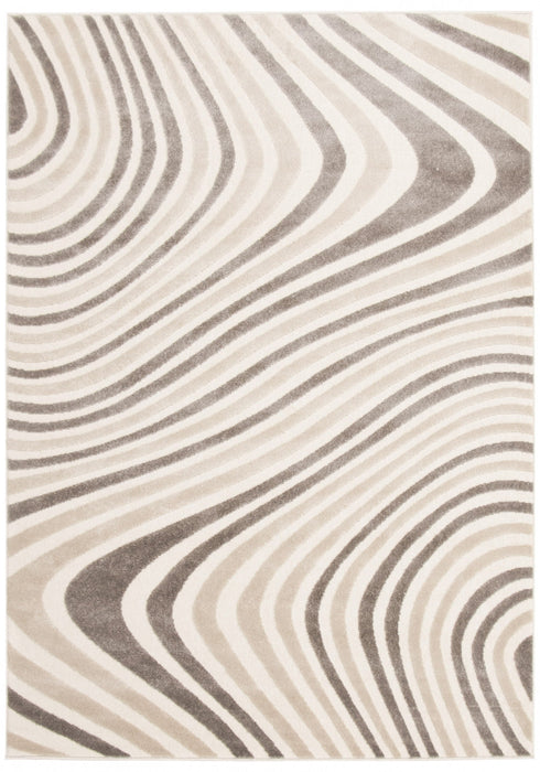 Nikkos Ivory 6'7\" x 9'6\" Area Rug