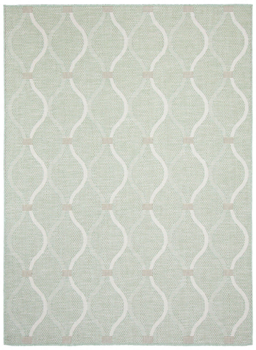 Neisha Abstract Mint Rug 6'7\" X 9'6\" Area Rug