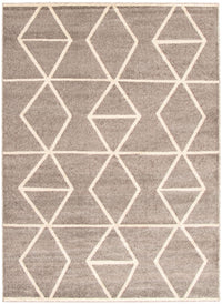 Anandi Grey-Ivory Area Rug - 7'10