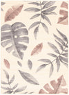 Palta Cream-Rose Area Rug - 3'11\" x 5'7\"