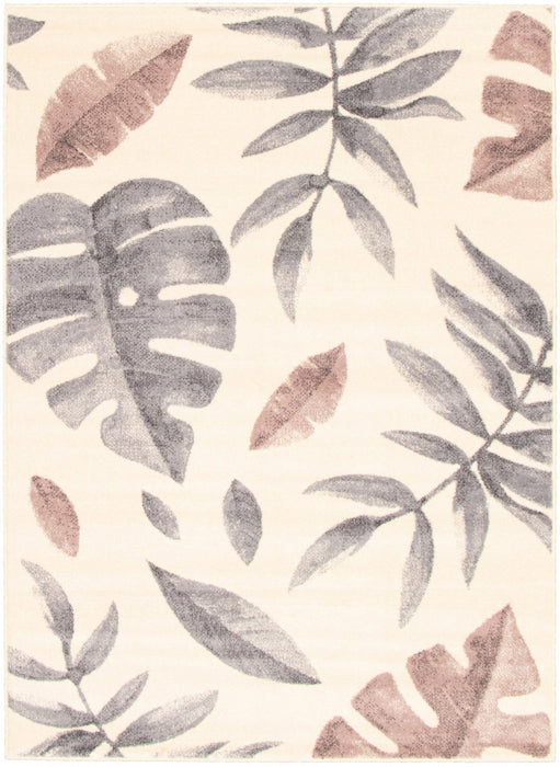 Palta Cream-Rose Area Rug - 3'11\" x 5'7\"