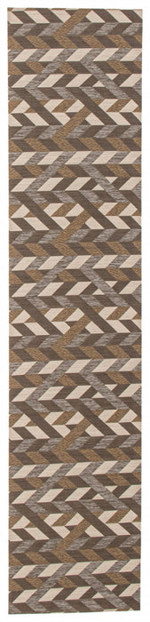 Bellezza Dark Brown 2'2\" x 16'0\" Area Rug