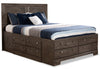 Yorkdale Queen Storage Bed - Grey