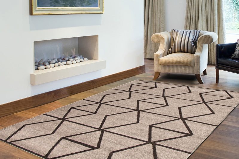 Anandi Grey-Brown Area Rug - 7'10\" x 10'2\"