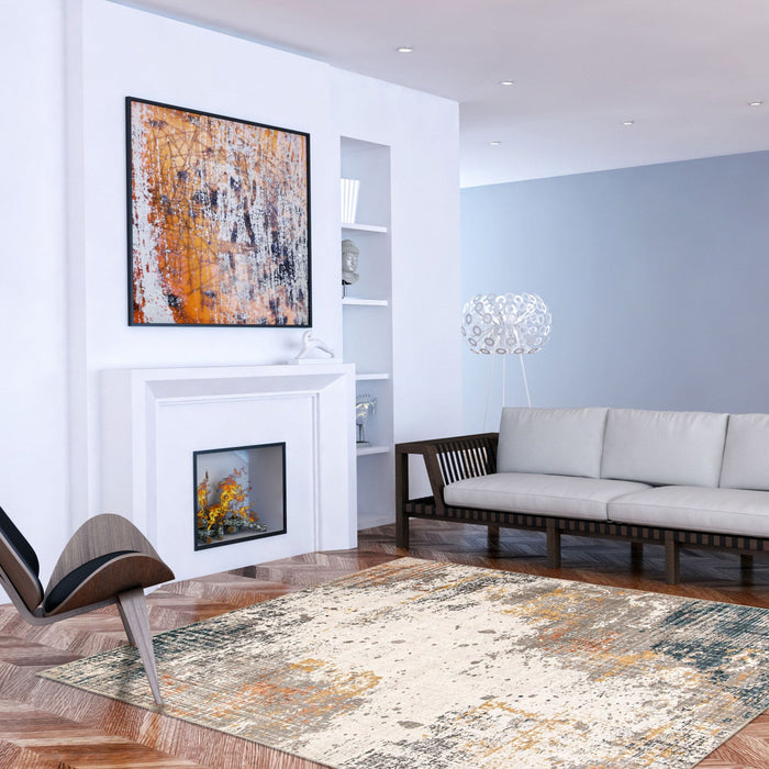 Diana Light Grey Rug 6'7\" X 9'6\" Area Rug