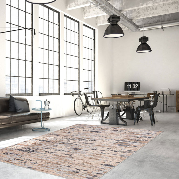 Hanifah Grey Rug 6'7\" X 9'6\" Area Rug