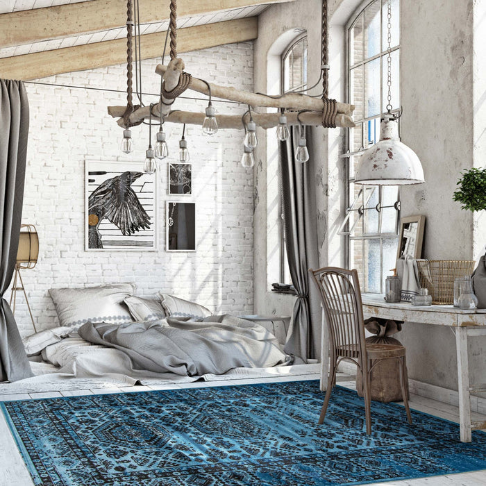 Jedda Blue 3'11\" x 5'7\" Area Rug