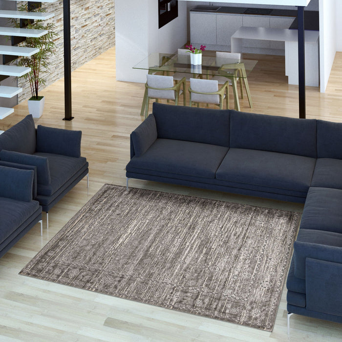 Shaleigh Grey Rug 3'11\" X 5'11\" Area Rug