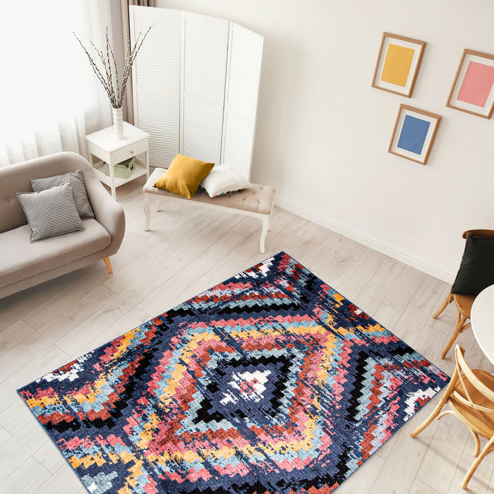 Paloma Casa Navy Area Rug - 3'11\" x 5'11\"