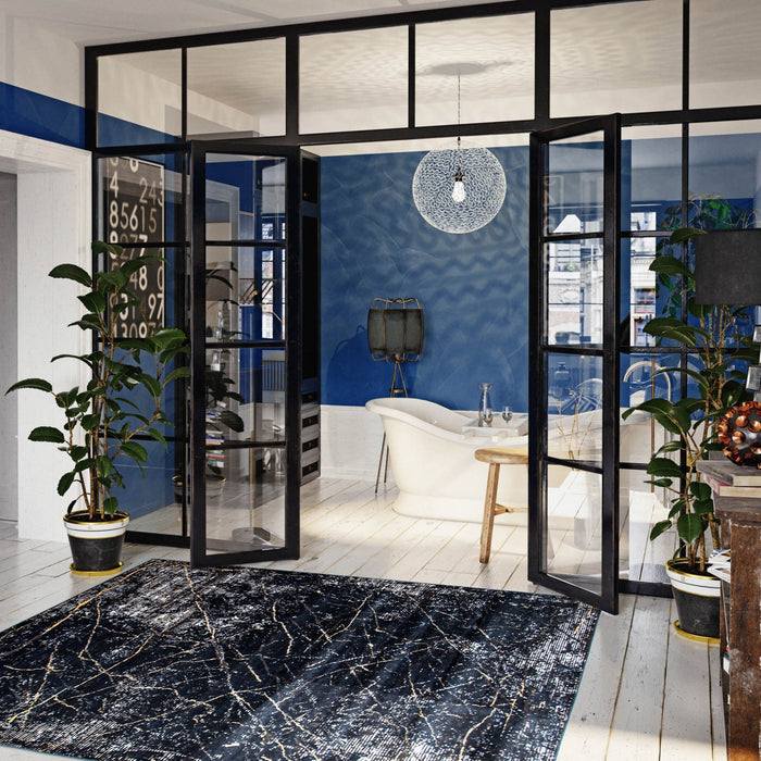 Midnight Marble Area Rug - 8'0\" x 10'0\"