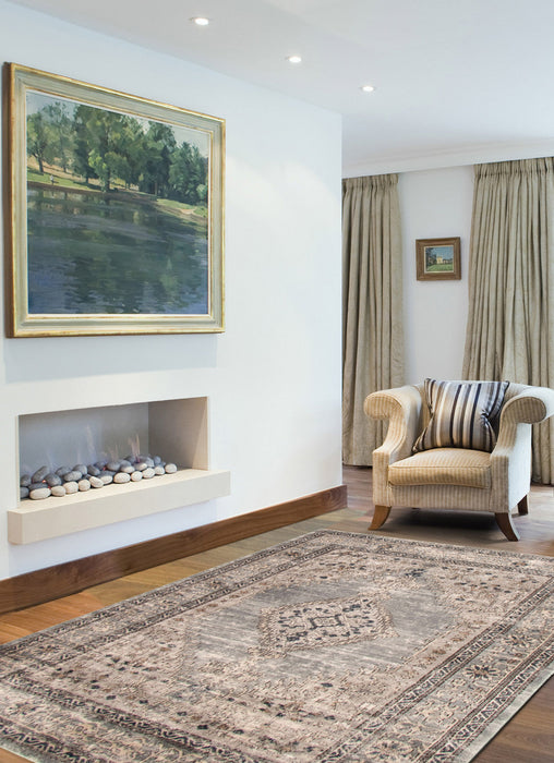 Octavian Bijar Blue Area Rug - 6'7\" x 9'6\"