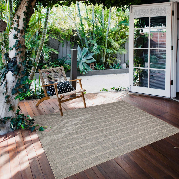 Brangane Grey 4'7\" x 6'7\" Area Rug