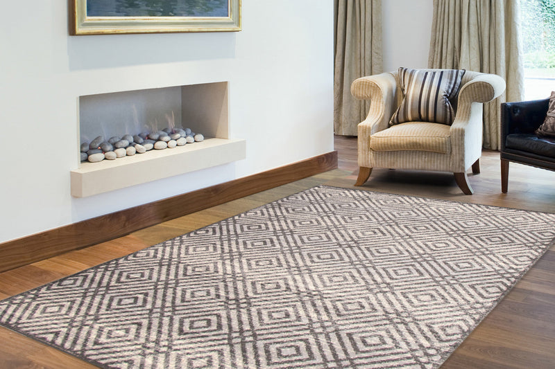 Electra Anthracite Area Rug - 3'11\" x 5'7\"