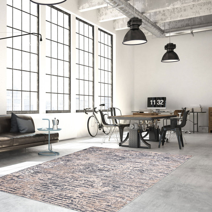 Dyani Taupe Rug 6'7\" X 9'6\" Area Rug