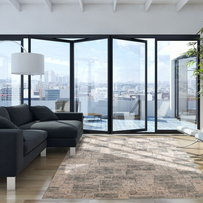 Piedad Grey Rug 6'7\" X 9'6\" Area Rug