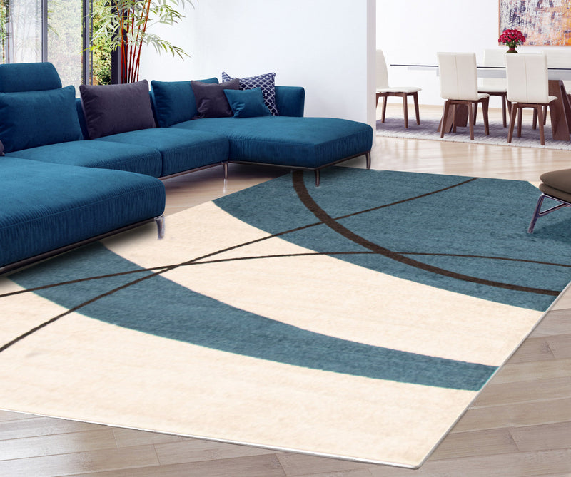 Carson Blue Area Rug - 3'11\" x 5'7\"
