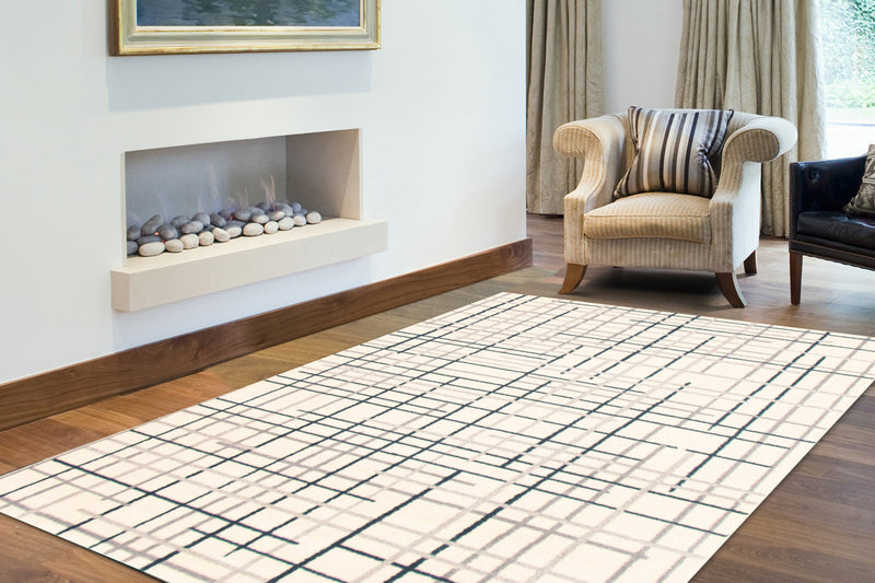 Taite Cream-Prol Area Rug - 7'10\" x 10'2\"