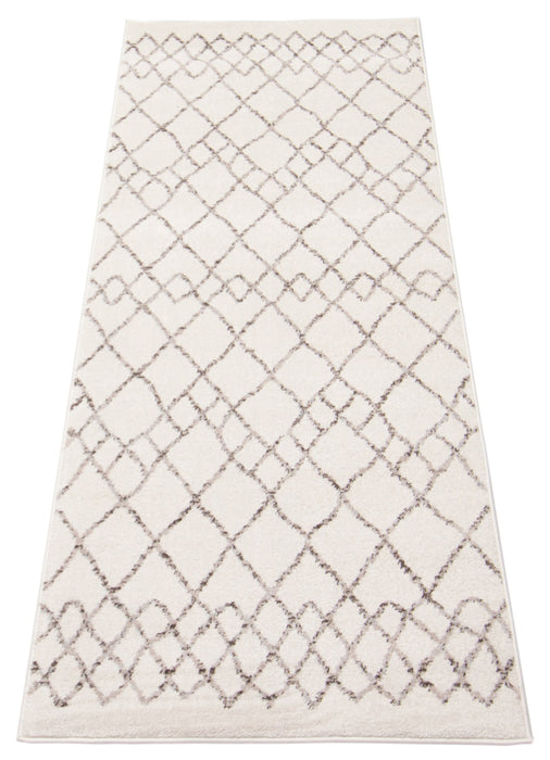 Jacey Ivory Shag - 2'7\" x 8'0\"
