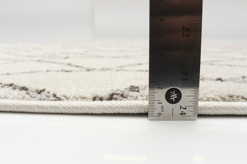 Jacey Ivory Shag - 2'7\" x 8'0\"