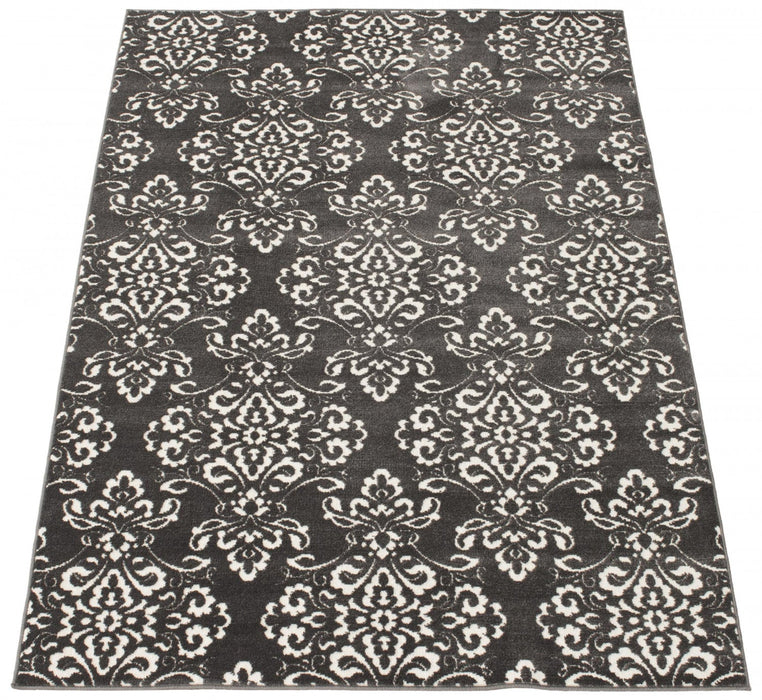 Caledonia Grey 5'3\" x 7'7\" Area Rug