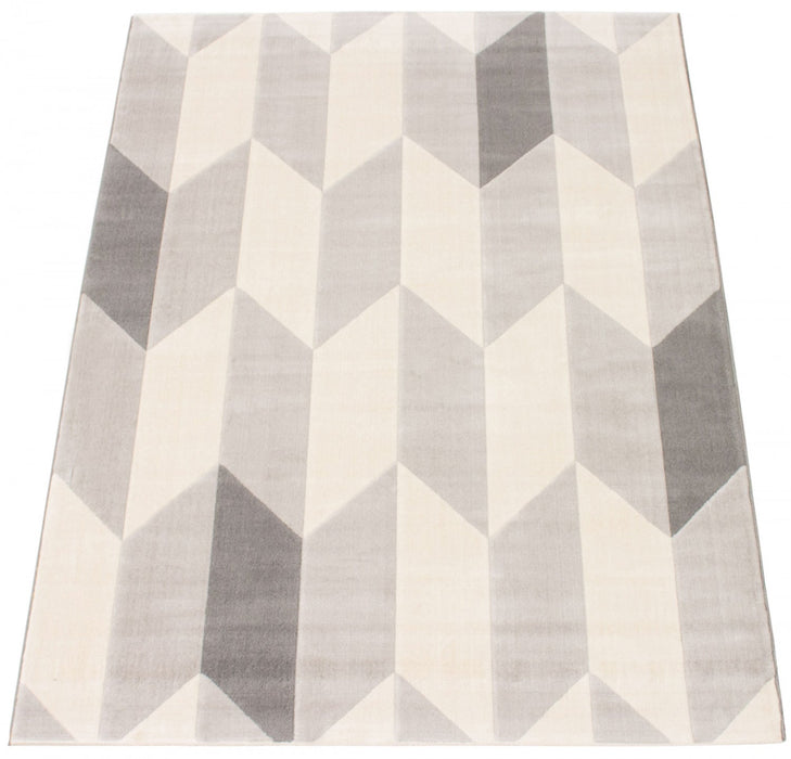 Zima Grey 3'11\" x 5'7\" Area Rug